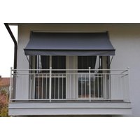 Klemmmarkise dunkelgrau 400 cm von Angerer