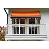 Klemmmarkise orange/braun 250 cm von Angerer