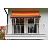 Klemmmarkise orange/braun 400 cm von Angerer