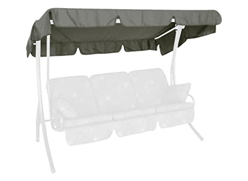 Angerer Freizeitmöbel GmbH Hollywoodschaukel Sonnendach - passend für viele 3-Sitzer Hollywoodschaukeln - Schaukeldach Made in Germany (Swingtex dunkelgrau, 210 x 145 cm) Angerer Freizeitmöbel GmbH Hollywoodschaukel Sonnendach - passend für viele 3-Sitzer Hollywoodschaukeln - Schaukeldach Made in Germany (Swingtex dunkelgrau, 210 x 145 cm) von Angerer Freizeitmöbel GmbH