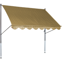 Klemmmarkise Standard 400 cm uni beige von Angerer