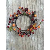 Herbst Beeren Kerzen Ring, Bauernhaus Dekor, Primitiv Und Rustikale Thanksgiving Day Ernte, Tisch Dekor Herbst Beeren Kerzen Ring, Bauernhaus Dekor, Primitiv Und Rustikale Thanksgiving Day Ernte, Tisch Dekor von AngieandLois