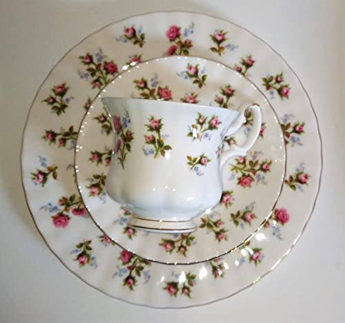 AngiesStrickZauber / Royal Albert - Sammeltasse/Windsome / 1 Tasse - 1 Untertasse - 1 Kuchenteller/Original/Bone China/Rofu/Action/Kik von AngiesStrickZauber