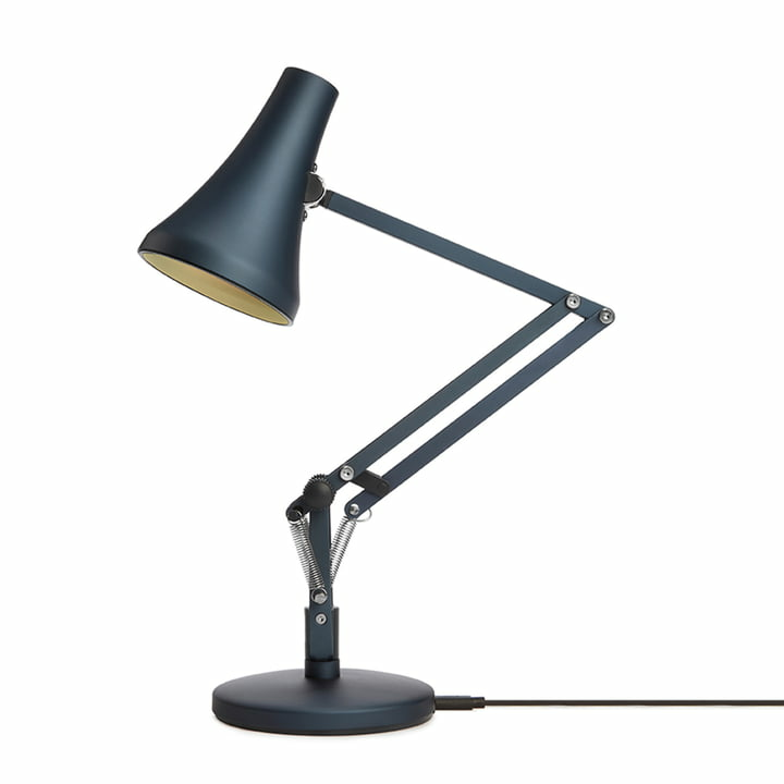 Anglepoise 90 Mini Mini Led Tischlampe Schreibtischlampe Tischlampe Dunkelblau B-Ware von Anglepoise