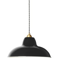 Anglepoise - Original 1227 Midi Wide Messing Pendelleuchte, Ø 40 cm, jet black von Anglepoise