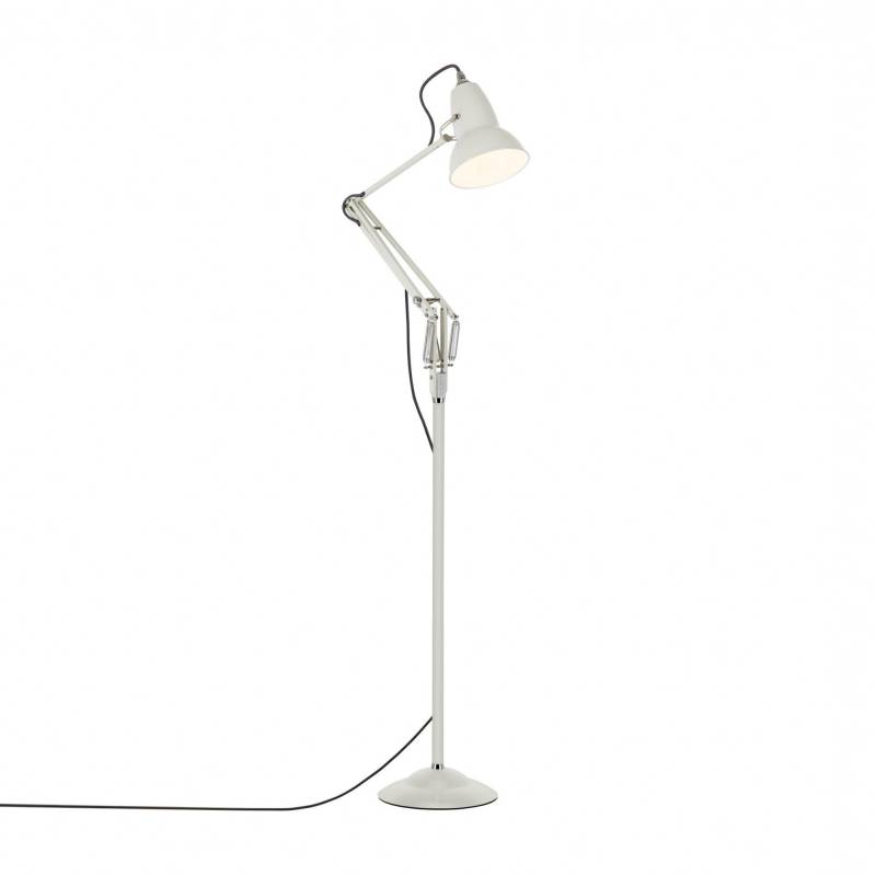 Anglepoise - Original 1227 Stehleuchte - leinenweiß/glänzend/H 146cm / Ø 46cm/2700K/806lm von Anglepoise