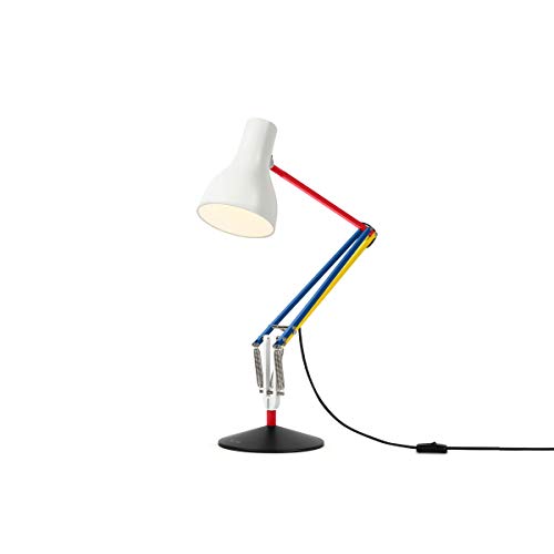 Anglepoise Type 75 Mini Paul Smith Edition Tischlampe, Aluminium, Mehrfarbig, Die Abmessungen der Lampe max.50 x Höhe Schirm 15 x Schirmdurchmesser 13 x Fußdurchmesser 17 x Armlänge 25 cm von Anglepoise