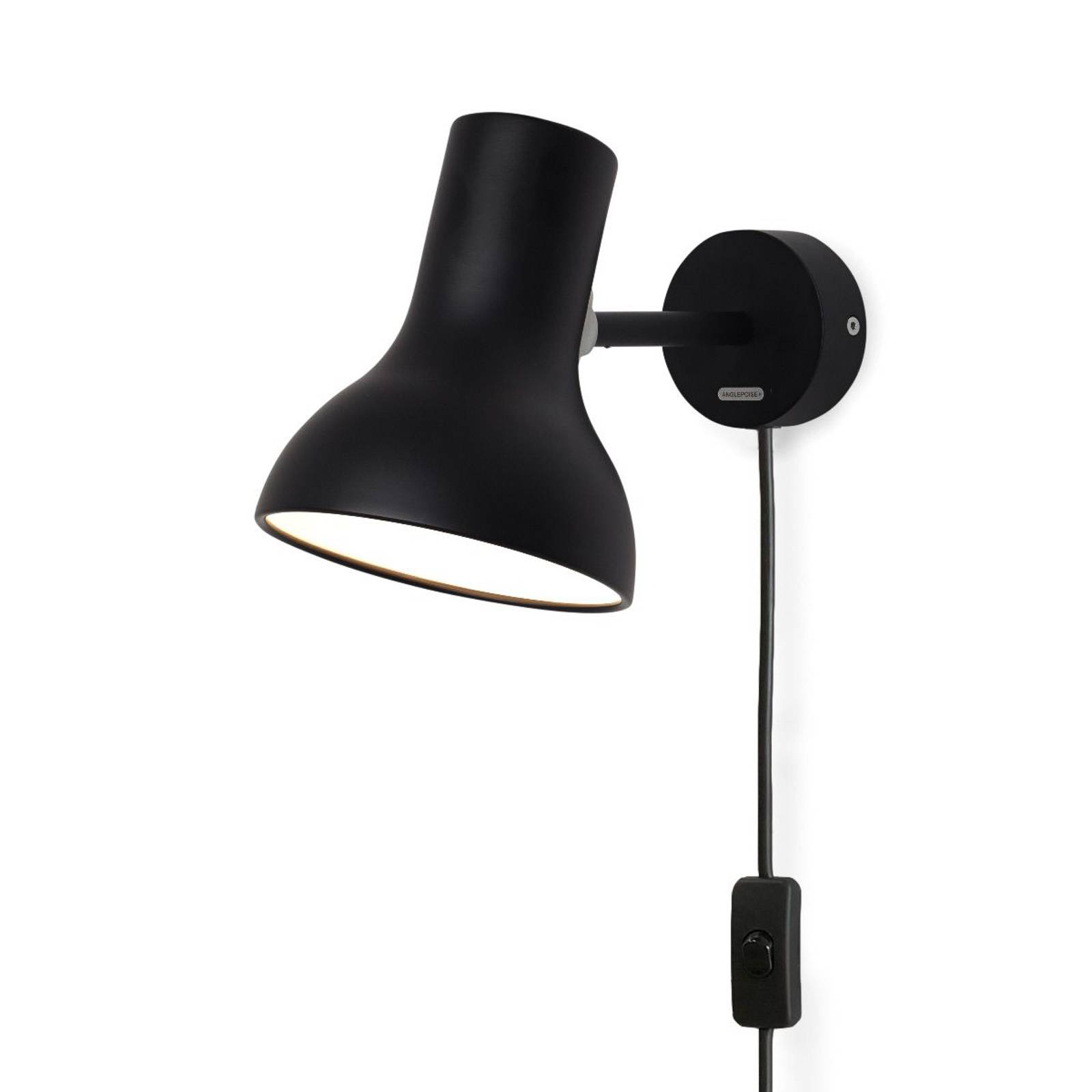 Anglepoise Type 75 Mini Wand mit Stecker schwarz von Anglepoise