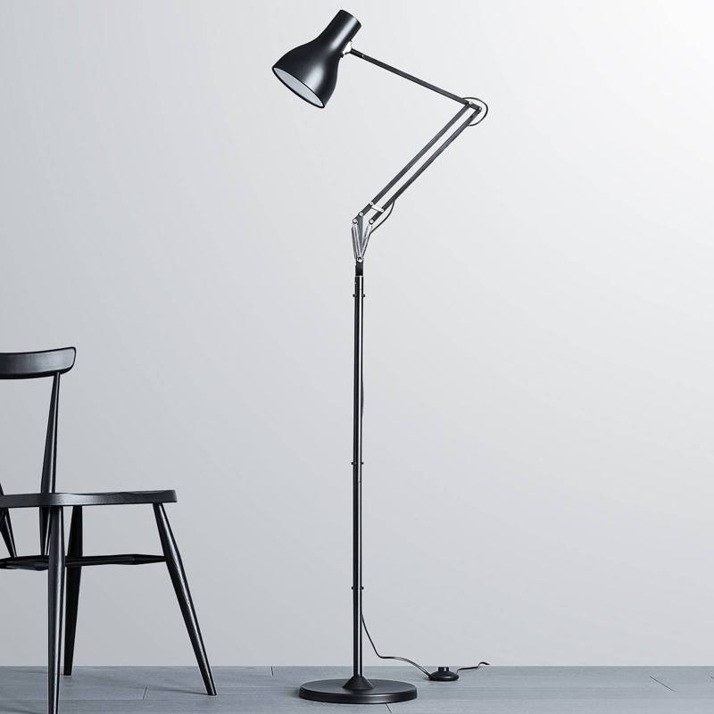 Anglepoise Type 75 Stehleuchte samtschwarz von Anglepoise