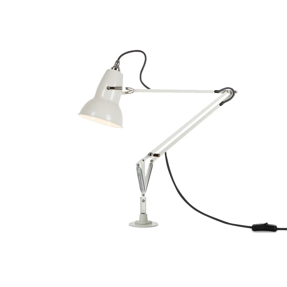 Anglepoise - Original 1227 Tischleuchte mit montage Linen White von Anglepoise