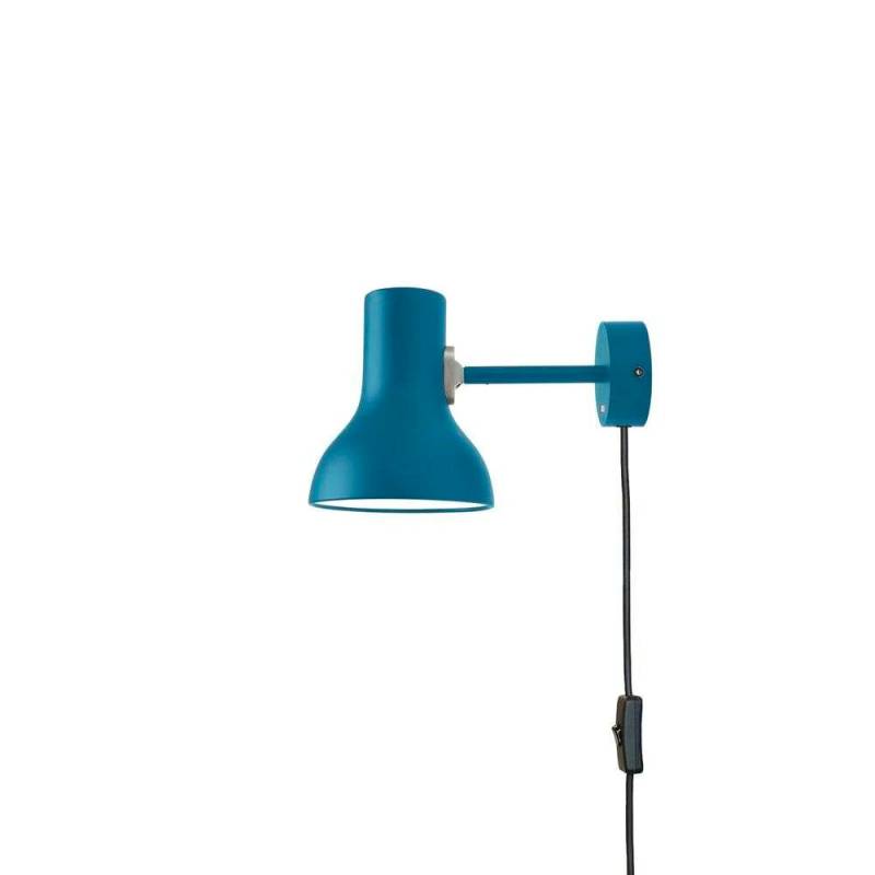 Anglepoise - Type 75 Mini Wandleuchte w/cable Margaret Howell Edition Saxon Blue Anglepois von Anglepoise