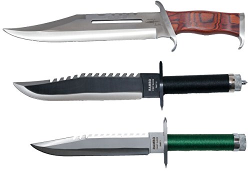 Messer-Set Rambo I, II und III von Anglo Arms