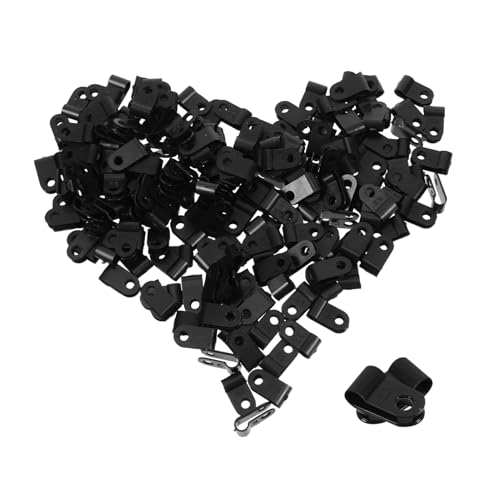 Angoily 1000 Stücke Nylon Kabel Klemme Befestigung Clips Draht Management Haken Für Solar Kabel Organisatoren Befestigungen von Angoily