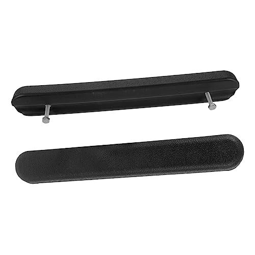 Angoily 1 Paar Rollstuhl Armlehnen Gepolstert Ersatz Ausruhen Fit Teile Mobilität Griffe Unterlage Unterstützung Für Ruht Armkissen Stuhlzubehör Armruhekissen Schützende Armlehne Black Abs von Angoily
