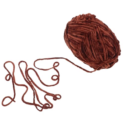 Angoily 1 Rolle Häkelgarn Aus Goldenem Samt Stricken Stich Nähen Webstuhl Kunsthandwerk Zur Herstellung Von Wollgarn Garn Masse Wollgarn Für Geschirrtücher DIY-garn Basteln Coffee Wolle Angoily 1 Rolle Häkelgarn Aus Goldenem Samt Stricken Stich Nähen Webstuhl Kunsthandwerk Zur Herstellung Von Wollgarn Garn Masse Wollgarn Für Geschirrtücher DIY-garn Basteln Coffee Wolle von Angoily