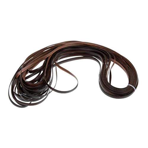 Angoily Kunststoff-Rattan Reparaturmaterial Für Möbel DIY Rattan-Stuhl Pe-flachrattan Braun Wiederverwendbar Einfach Zu Reinigen Für Stühle Tische Körbe von Angoily