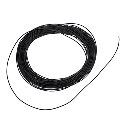 Angoily 1 Rolle geflochtenes Material Reparaturmaterial von Stuhl rundes Rattangeflecht Weidenreparaturmaterial stühle möbel reparaturset Rattan DIY-Material Sport Black von Angoily