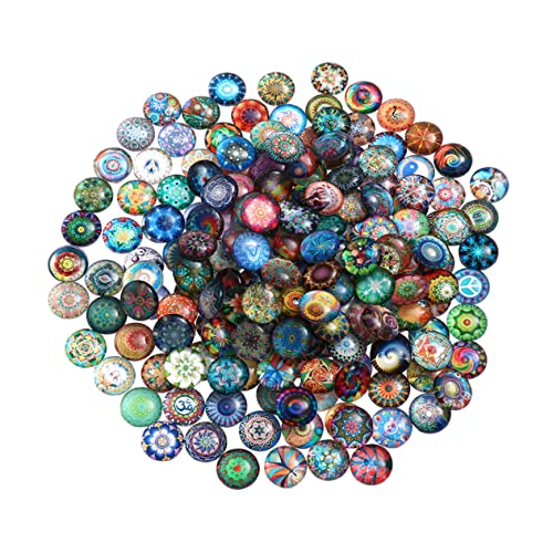 Angoily Set Mit 50 Gemischten Runden Fliesen Für Schmuck Bastelarbeiten Glasmosaik-zubehör Flache Rückseite Für Dekorative Projekte Angoily Set Mit 50 Gemischten Runden Fliesen Für Schmuck Bastelarbeiten Glasmosaik-zubehör Flache Rückseite Für Dekorative Projekte von Angoily