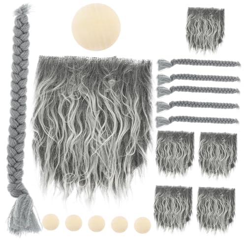 Angoily Gnomenbart Zum Selbermachen Vorgeschnittene Holzkugeln Für DIY-bastelprojekte Geeignet Für Plüschzwerge Und Zwerghaare Unvollendete Materialien Zum Basteln Angoily Gnomenbart Zum Selbermachen Vorgeschnittene Holzkugeln Für DIY-bastelprojekte Geeignet Für Plüschzwerge Und Zwerghaare Unvollendete Materialien Zum Basteln von Angoily