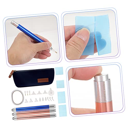 Angoily 1 Satz DIY Luminous Point Drill Pen mit Aufbewahrungstasche für Rhinestone Malerei Vielseitig Einsetzbares Werkzeug für Projekte Angoily 1 Satz DIY Luminous Point Drill Pen mit Aufbewahrungstasche für Rhinestone Malerei Vielseitig Einsetzbares Werkzeug für Projekte von Angoily