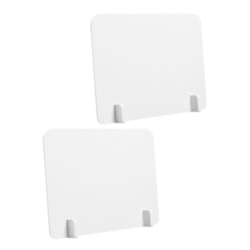 Angoily 1 Satz Desktop -schutzpanel Schreibtischteiler Für Studenten Klassenzimmer Privatsphäre Am Schreibtisch Testteiler Organisation Schreibtische Student Desk Raumteiler PVC Weiß von Angoily