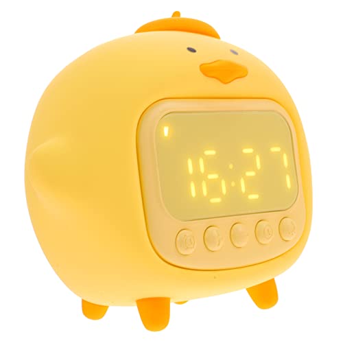 Angoily 1satz Nachtlicht Wecker Ente Multifunktionale Tischlampe Für Kinderzimmer Warmweißes Licht Platzsparendes Design Kreative Nachtlampe Als Für Kleinkinder von Angoily