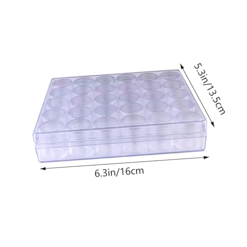 Angoily 1 Satz Fächer Aufbewahrungsbox für Diamantkunst Transparent Leicht und Tragbar für Perlen Pillen Schmuck und Bastelzubehör Angoily 1 Satz Fächer Aufbewahrungsbox für Diamantkunst Transparent Leicht und Tragbar für Perlen Pillen Schmuck und Bastelzubehör von Angoily