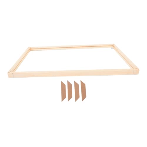 Angoily Holzrahmen DIY-keilrahmen-Set Für Leinwanddrucke Ölgemälde Wandkunst Poster Einfach Zu Montieren Natürliche Holzrahmen von Angoily