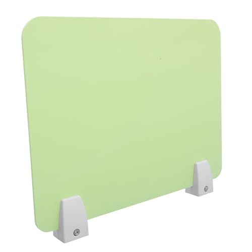 Angoily 1 Satz Kotflügel Partitionen Isolierung Schule bewachen Schreibtischteiler Studie Schreibtisch-Trennwand Barriere Partition Niesschutzbrett Nies-Trennwand PVC Green von Angoily