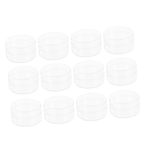 Angoily 1 Satz Rundes Teiliges Transparenter Plastikaufbewahrungsboxen mit Reisebehälter für Kosmetik Batterien und Münzen für Unterwegs Angoily 1 Satz Rundes Teiliges Transparenter Plastikaufbewahrungsboxen mit Reisebehälter für Kosmetik Batterien und Münzen für Unterwegs von Angoily