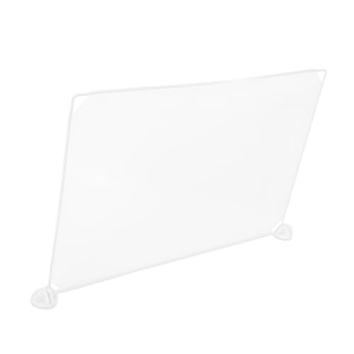 Angoily 1 Satz Speise -partitionsbrett Freistehende Desktop -partition Tragbares Desk Partitionsbarrier -Panel Niesschutz-Panel-Desktop Tischteiler Schützender Spuckschutz Pp Transparent Angoily 1 Satz Speise -partitionsbrett Freistehende Desktop -partition Tragbares Desk Partitionsbarrier -Panel Niesschutz-Panel-Desktop Tischteiler Schützender Spuckschutz Pp Transparent von Angoily