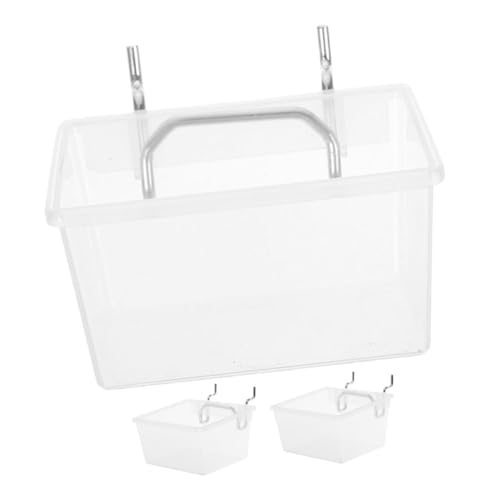Angoily 1 Satz Steckbrett-Organizer Zubehör für Stecktafeln Mülleimer organisieren Organizer-Behälter für Stecktafeln Bastel-Stecktafel-Wandorganisator Halterung aus Eisen Transparent von Angoily