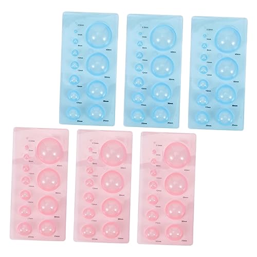 Angoily 1 Satz Teiliges Papier Quilling Formen Halbkugel Moulds DIY Bastelwerkzeug Für Papierblumen Töpfe Für Anfänger Und Fortgeschrittene 6 Stück von Angoily