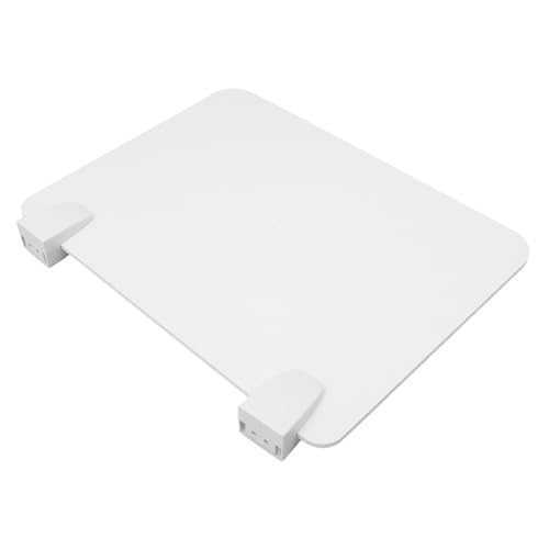 Angoily 1 Satz Tischplatte Klassenzimmer Studenten für Bildschirm Teiler Name Schreibtisch Privatsphäre Schreibtisch Trennwand Barriere Partition Spuckschutz PVC-Holz-Kunststoffplatte Weiß von Angoily