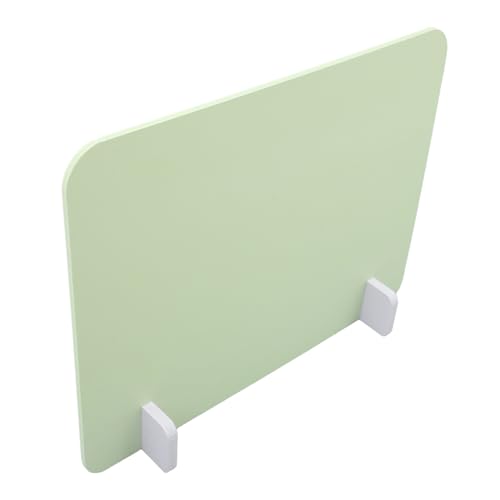 Angoily 1 Satz Tischplatte tragbar Weiß Desktop-Hustenschutzpaneel Separator Niesschutz Bildschirm büro Schreibtisch Klassenzimmerteiler schützendes Hustenschutzbrett Plastik Light Green von Angoily