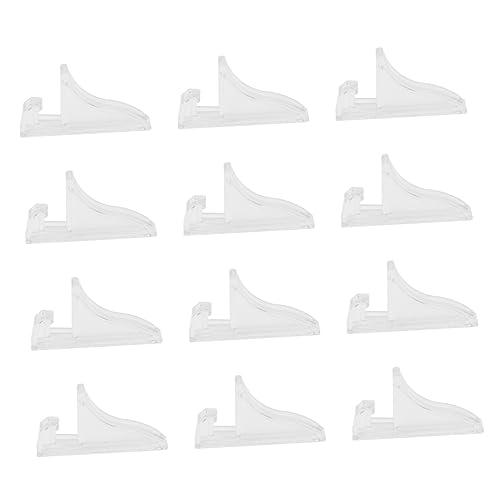 Angoily 1 Satz Transparent Ständer Basis Für Vielseitige Desktop Foto Displays Zertifikate Und Medaillenhalter Robuster Und Stabiler Halter Für Home Und Office Transparent 12 Stück von Angoily