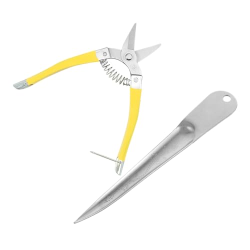 Angoily 1 Satz Weidewerkzeug Rattan Reparaturwerkzeug mit Schere für Korb und Möbelherstellung Teiliges Pry Tool Weideschneider für Handwerkliche Projekte von Angoily