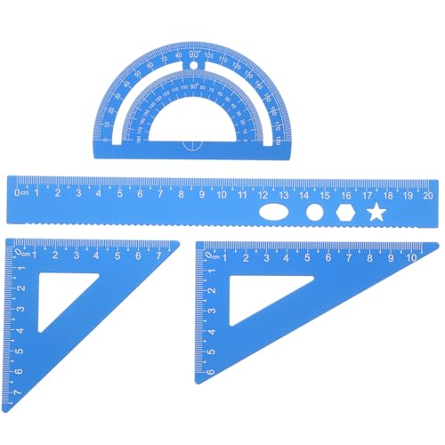 Angoily 1 Schachtel Aluminium messlineal mit Dreieck und Geometriewerkzeugen Robustes hochwertiges Zeichenset für Schüler und Lehrer Leichtes Langlebiges Zeichenzubehör für Technische Angoily 1 Schachtel Aluminium messlineal mit Dreieck und Geometriewerkzeugen Robustes hochwertiges Zeichenset für Schüler und Lehrer Leichtes Langlebiges Zeichenzubehör für Technische von Angoily