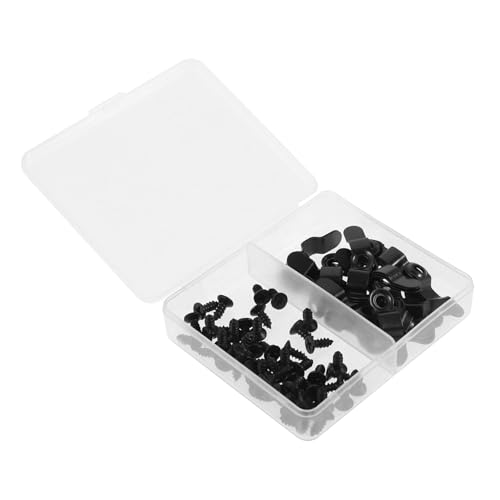 Angoily 1 Schachtel Teiliges Bilderrahmen Drehknopf aus Metall mit Schrauben Stabile Rückhalteclips für Fotorahmen Praktische Aufbewahrungsbox Einfache Montage zum Sicheren Befestigen von von Angoily
