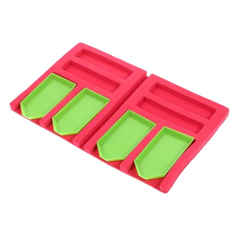 Angoily 1 Set Kit Teile Platte Tablett Organizer DIY Versorgung Hause Werkzeug Zubehör Gerät Werkzeuge Handgemachte Werkzeug Werkzeug Rot Silica Gel von Angoily