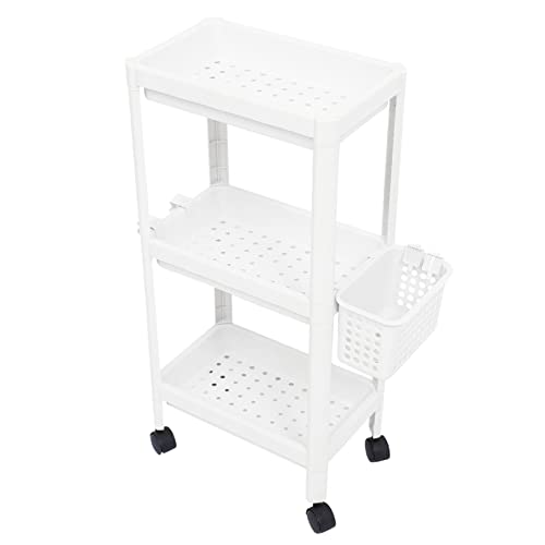 Angoily 1 Stück Badezimmer Aufbewahrungswagen mit Multifunktionaler Servierwagen für Handtücher und Badartikel Flexibles Design für Einfache und Ordentlichen Stauraum von Angoily