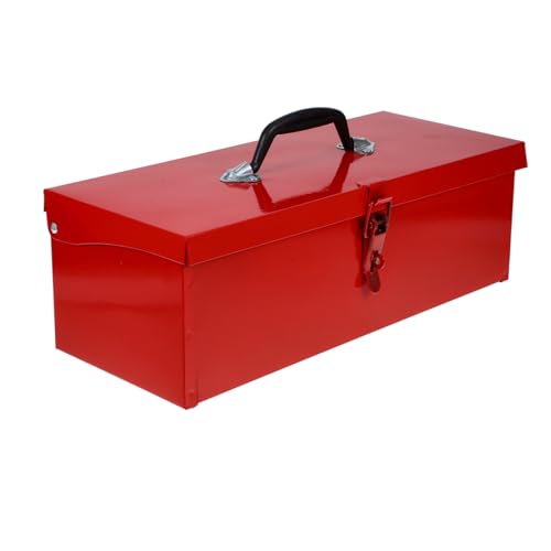 Angoily 1 Stück Blattbox Werkzeugkasten Aus Blech Wasserdichter Behälter Tragbare Rote Werkzeugkiste Werkzeugbehälter Werkzeugkoffer Hardware Harte Schale Metall Eisenblech - 16 x 39 x 13 cm Angoily 1 Stück Blattbox Werkzeugkasten Aus Blech Wasserdichter Behälter Tragbare Rote Werkzeugkiste Werkzeugbehälter Werkzeugkoffer Hardware Harte Schale Metall Eisenblech - 16 x 39 x 13 cm von Angoily
