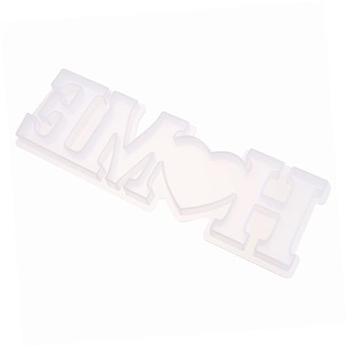Angoily 1 Stück Diy Silikonform für Englische Wortornamente Flexibles Langlebiges Design für Handgemachte Dekorationen für Epoxidharz Projekte Sicher und Praktisch von Angoily