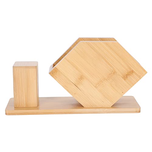1 Stück Fächer-Taschentuchbox -Serviettenhalter Gewellte Servietten Holz-Serviettenhalter Taschentuch-Serviette Schreibtisch Tisch Mittagessen Serviettenhalter von Angoily