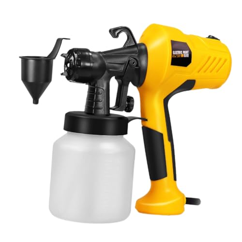 Angoily 1 Stück Hochdruck Schokoladenspritzpistole Backwerkzeug für Fondantkuchen Torten und Dessertdekoration Gelb für DIY Projekte Bäckerei von Angoily