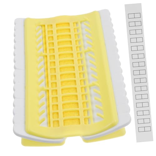 Angoily 1 Stück Kreuzstich Garn Organizer Mini Faden Arranger mit Löchern Stabiler Kunststoff Nähwerkzeug für Zuhause für Anfänger und Erfahrene Handarbeiter Jelly Gelb Angoily 1 Stück Kreuzstich Garn Organizer Mini Faden Arranger mit Löchern Stabiler Kunststoff Nähwerkzeug für Zuhause für Anfänger und Erfahrene Handarbeiter Jelly Gelb von Angoily