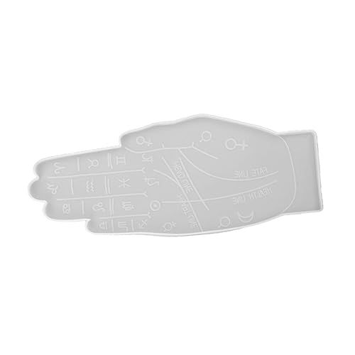 Angoily 1 Stück Kristallkleberablettungsform Handlesen-Designform Gussform für Teller Untersetzerform Handform Tablett Schmuckschale Schalenform Gießform Untersetzer machen Kieselgel Weiß Angoily 1 Stück Kristallkleberablettungsform Handlesen-Designform Gussform für Teller Untersetzerform Handform Tablett Schmuckschale Schalenform Gießform Untersetzer machen Kieselgel Weiß von Angoily
