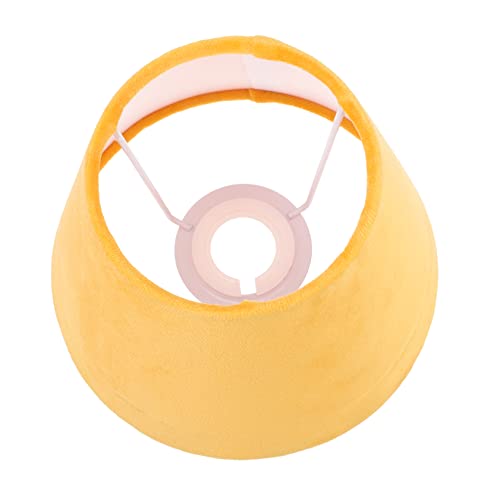Angoily 1 Stück Lampenabdeckung Dekorativer Lampenschirm für Fassungen Gelb Vielseitig Einsetzbar für Tisch Wand und Deckenlampen Weich und Lichtstreuend Ersatz für Alte Lampenschirme von Angoily