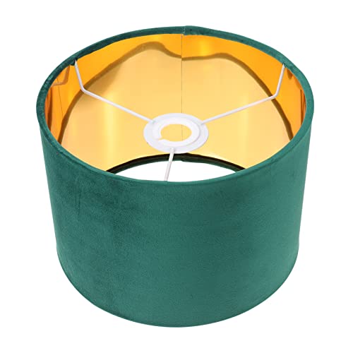 Angoily 1 Stück Lampenschirm Tischlampe Mit Zugkettenschalter Tischlampen Wohnzimmerständer Wandlampen Lampe Mit Lampenschirm Smaragdgrünes Lichtset Korbgeflecht Große Tischlampe von Angoily