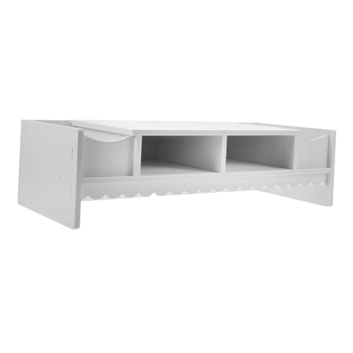 Angoily 1 Stück Monitorregal Verstellbarer Schreibtisch Ständer für Monitore schreibtischgestell tischregal Schreibtisch Büro-Desktop- Multifunktions-Lagerregal Bambus Weiß Angoily 1 Stück Monitorregal Verstellbarer Schreibtisch Ständer für Monitore schreibtischgestell tischregal Schreibtisch Büro-Desktop- Multifunktions-Lagerregal Bambus Weiß von Angoily